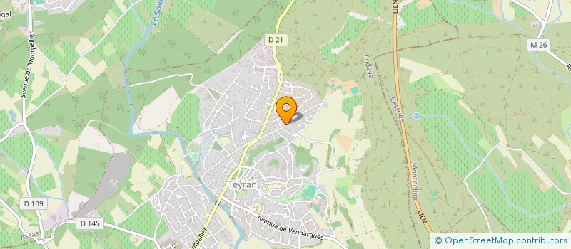 localisation de l'entreprise BDG  TEYRAN