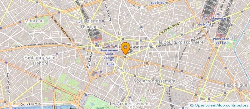 localisation de l'entreprise BDG BOULEVARD DE CLICHY  PARIS