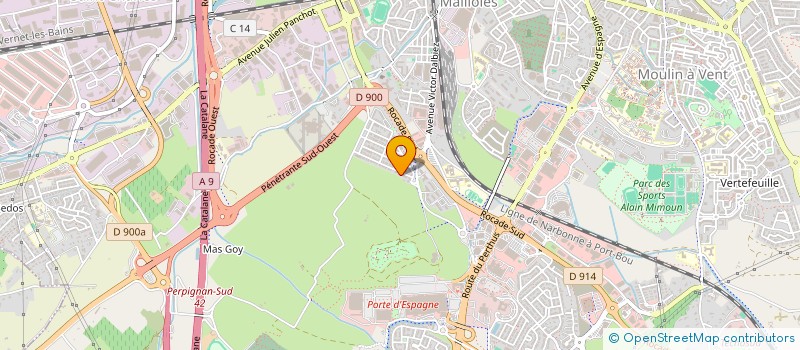 localisation de l'entreprise BDG CONSEILS  PERPIGNAN