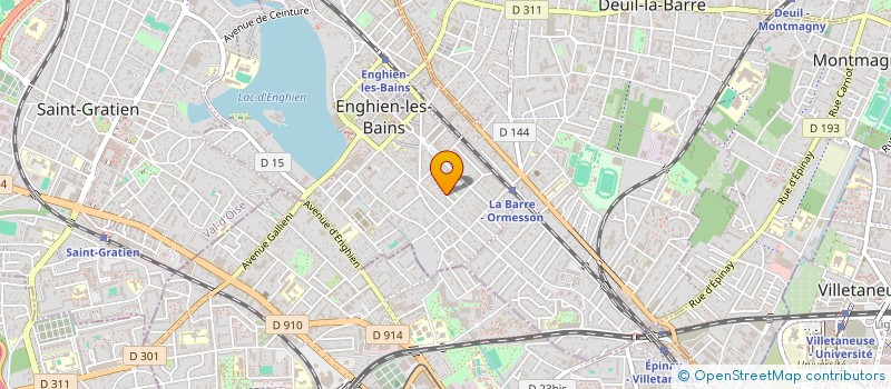 localisation de l'entreprise BDG MED à ENGHIEN-LES-BAINS