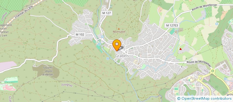 localisation de l'entreprise BDG PARLANT  GRABELS