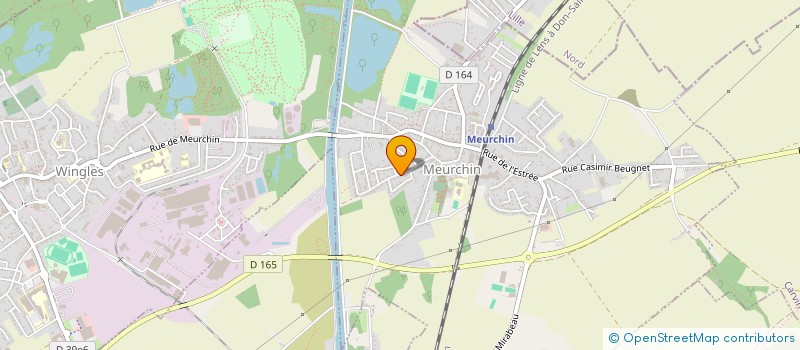 localisation de l'entreprise BDGA à HENIN-BEAUMONT