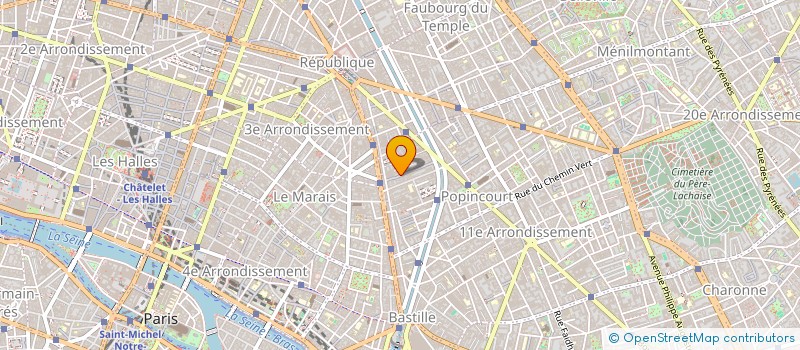 localisation de l'entreprise BDGM  PARIS