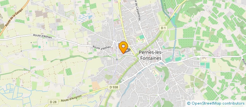 localisation de l'entreprise BDH  L'ISLE-SUR-LA-SORGUE