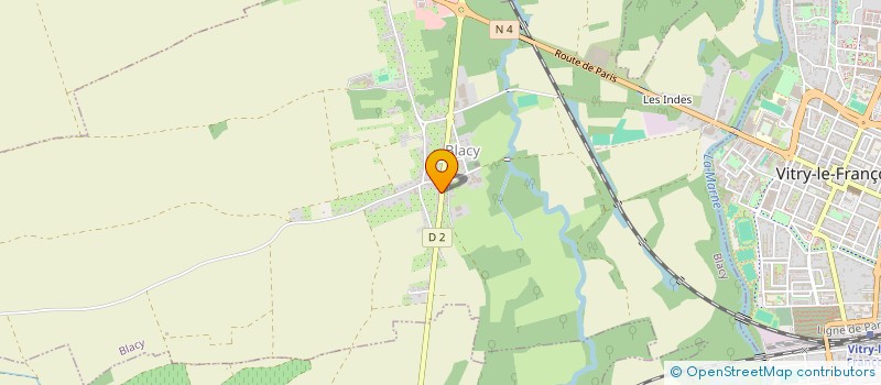 localisation de l'entreprise BDH  BLACY