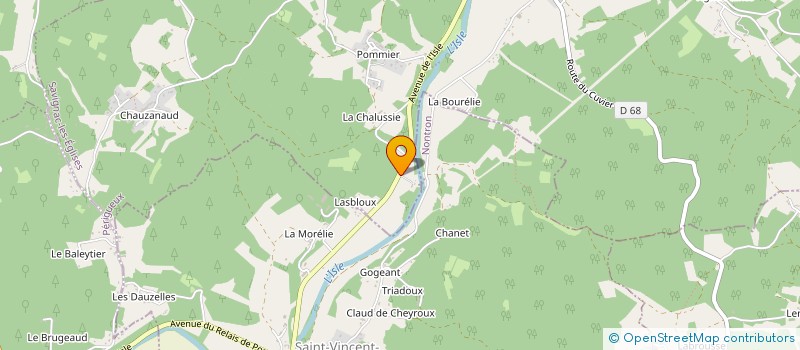 localisation de l'entreprise BDH  SAVIGNAC-LES-EGLISES