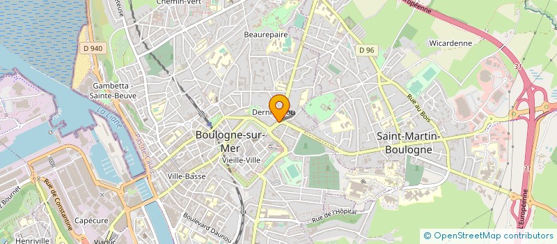 localisation de l'entreprise BDI à BOULOGNE-SUR-MER
