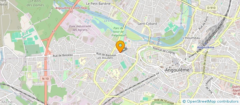 localisation de l'entreprise BDI BERNARD DIAGNOSTIC IMMOBILIER à ANGOULEME