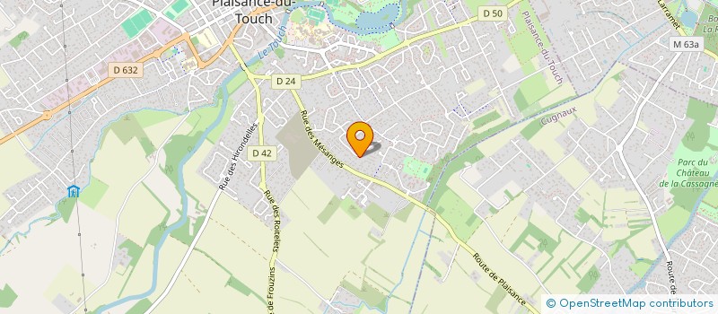 localisation de l'entreprise BDI CONSEIL à PLAISANCE-DU-TOUCH