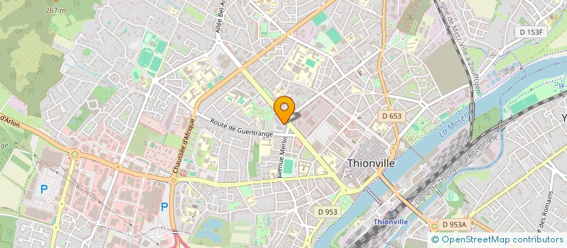localisation de l'entreprise BDIL à THIONVILLE