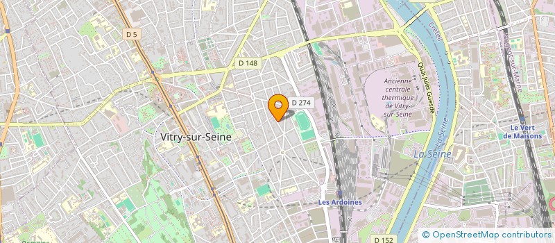 localisation de l'entreprise BDISTRIBFOOD à VITRY-SUR-SEINE