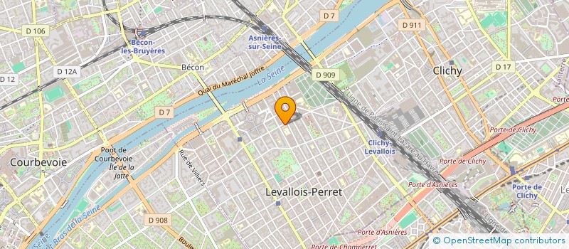 localisation de l'entreprise BDIT à LEVALLOIS-PERRET