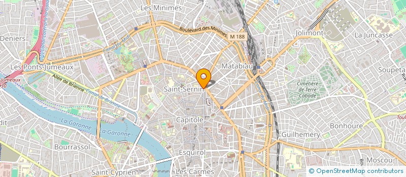 localisation de l'entreprise BDJ à TOULOUSE