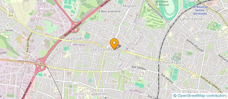 localisation de l'entreprise BDJ  EYSINES