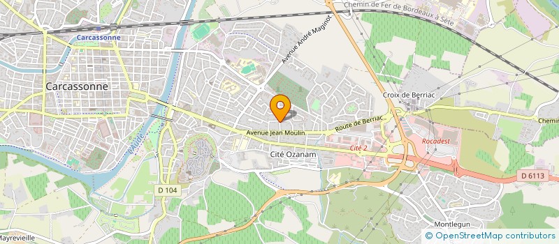 localisation de l'entreprise BDJ IMMO à CARCASSONNE