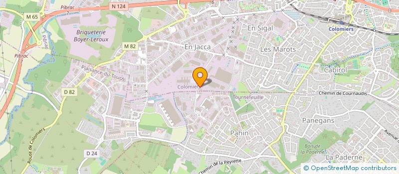 localisation de l'entreprise BDJ MOTORS  COLOMIERS