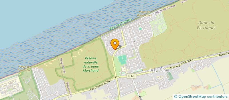 localisation de l'entreprise BDK  BRAY-DUNES