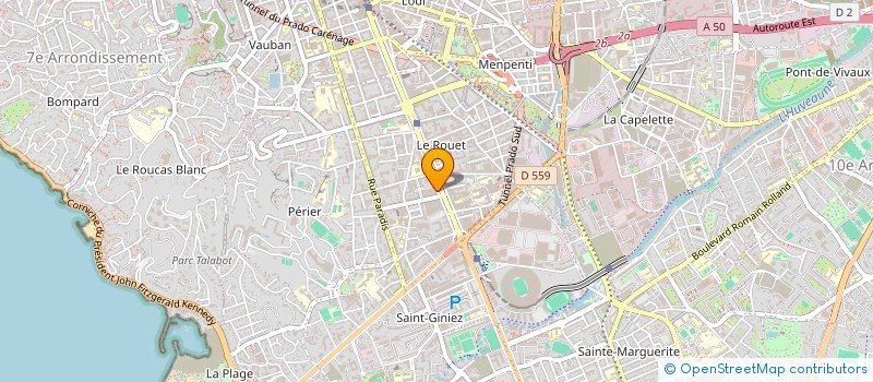 localisation de l'entreprise BDK IMMO  MARSEILLE