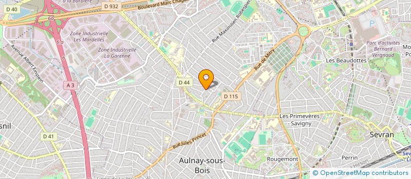 localisation de l'entreprise BDK LOCATION à AULNAY-SOUS-BOIS