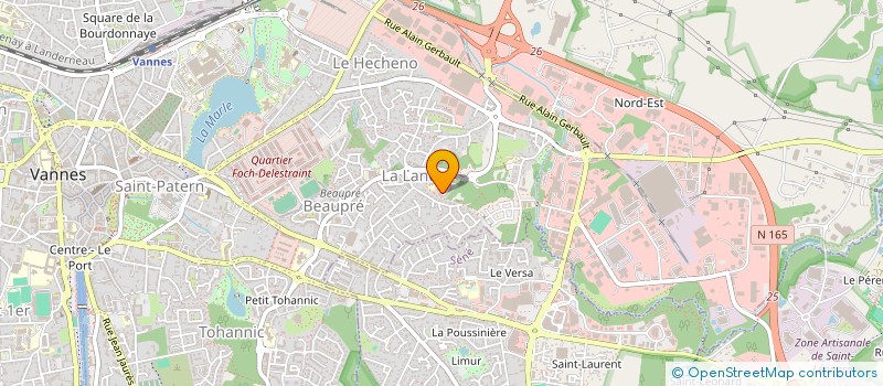 localisation de l'entreprise BDK MACONNERIE à VANNES