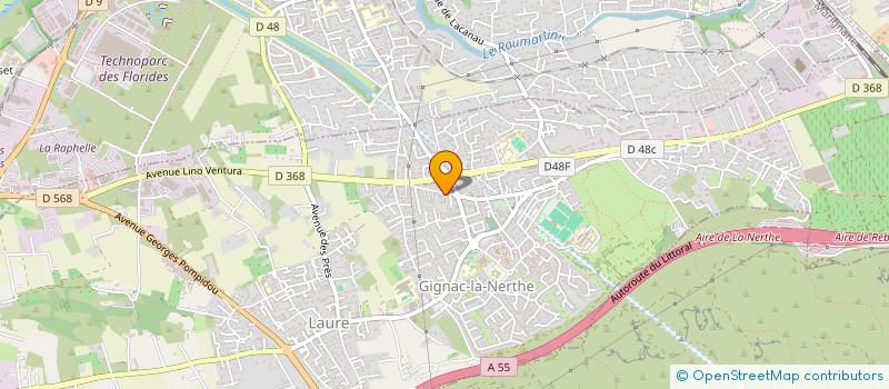 localisation de l'entreprise BDK MENUISERIES à GIGNAC-LA-NERTHE