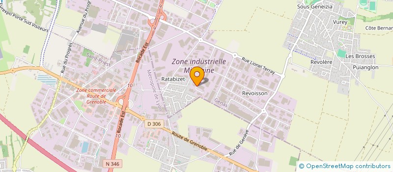 localisation de l'entreprise BDKT PROPERTY  GENAS