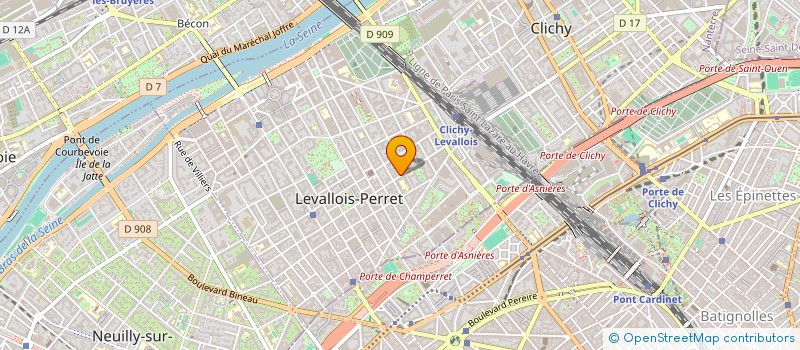 localisation de l'entreprise BDL à LEVALLOIS-PERRET
