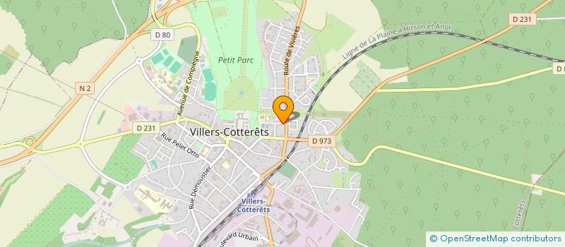 localisation de l'entreprise BDL à VILLERS-COTTERETS