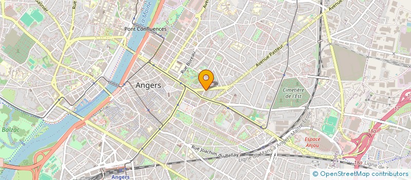 localisation de l'entreprise BDL 49 à ANGERS