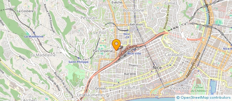 localisation de l'entreprise BDL à NICE
