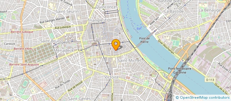 localisation de l'entreprise BDL  BORDEAUX