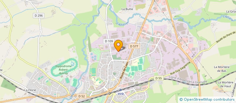 localisation de l'entreprise BDL  VIRE NORMANDIE