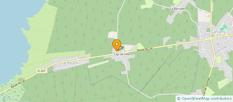 localisation de l'entreprise BDL  CARCANS