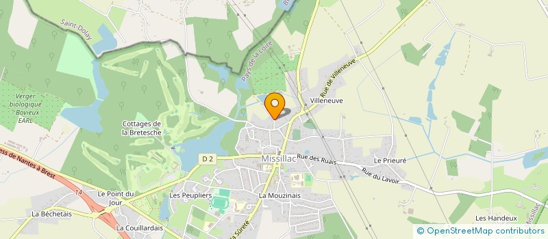 localisation de l'entreprise BDL  MISSILLAC