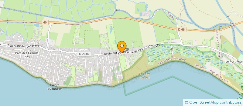 localisation de l'entreprise BDL  LA TRANCHE-SUR-MER