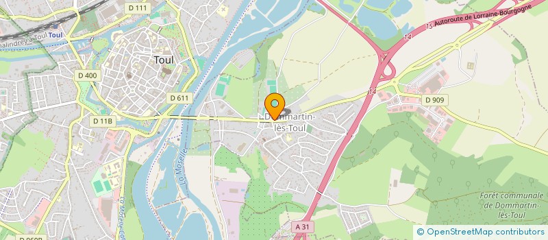 localisation de l'entreprise BDL  DOMMARTIN-LES-TOUL