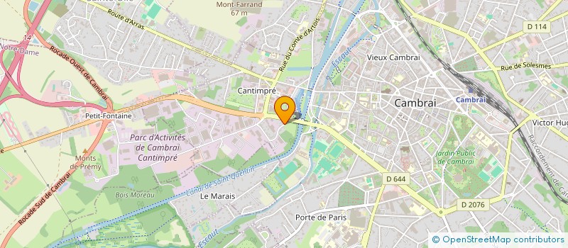 localisation de l'entreprise BDL HOLDING  CAMBRAI