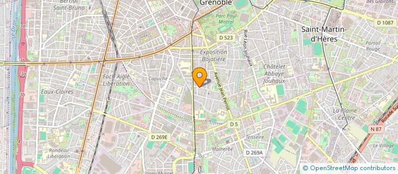 localisation de l'entreprise BDL IMMO  GRENOBLE