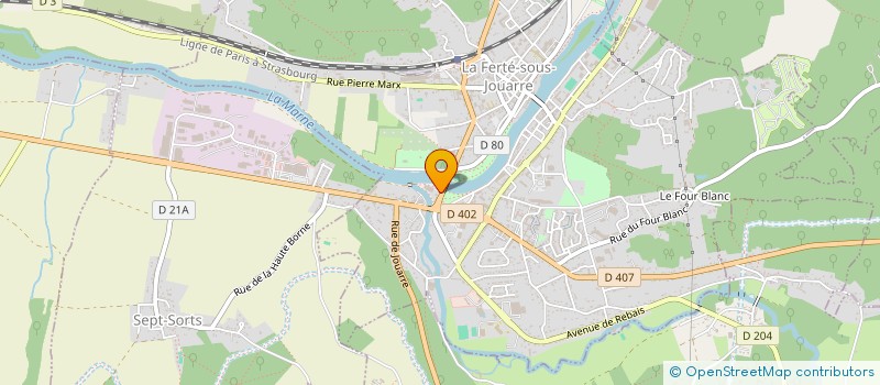 localisation de l'entreprise BDL KALOU à LA FERTE-SOUS-JOUARRE