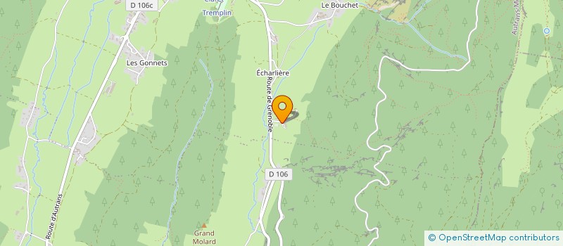 localisation de l'entreprise BDL MEAUDRE  AUTRANS-MEAUDRE EN VERCORS