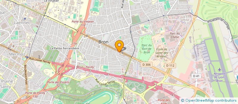 localisation de l'entreprise BDL PROMOTION à BRON