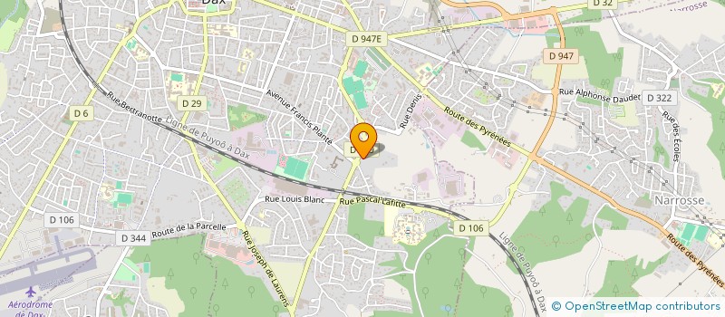localisation de l'entreprise BDL VET  DAX