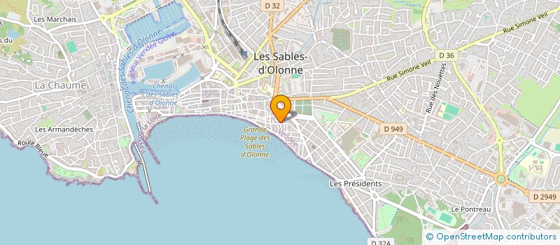 localisation de l'entreprise BDLESSABLES-SCI à LES SABLES-D'OLONNE