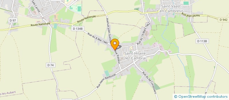 localisation de l'entreprise BDLM  SAINT-HILAIRE-LEZ-CAMBRAI