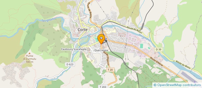 localisation de l'entreprise BDLP à CORTE