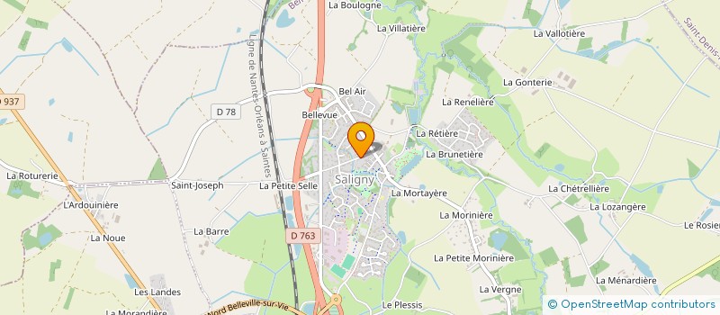 localisation de l'entreprise BDLR  BELLEVIGNY