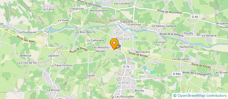 localisation de l'entreprise BDLR CHAMPAGNE  DENICE