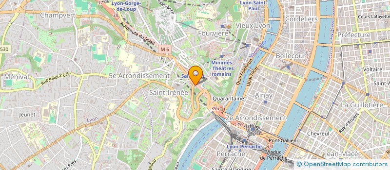 localisation de l'entreprise BDM  LYON 5EME