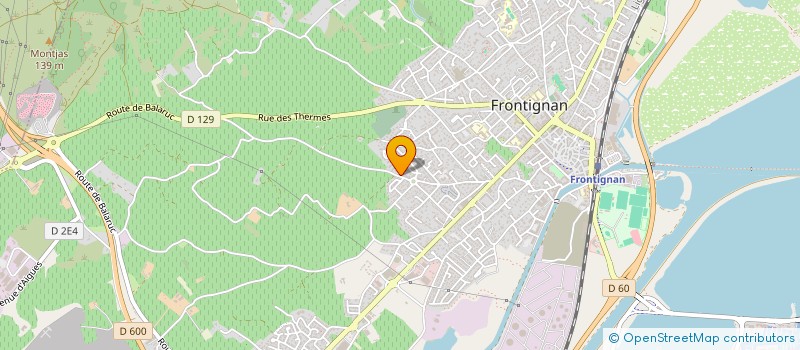 localisation de l'entreprise BDM à FRONTIGNAN