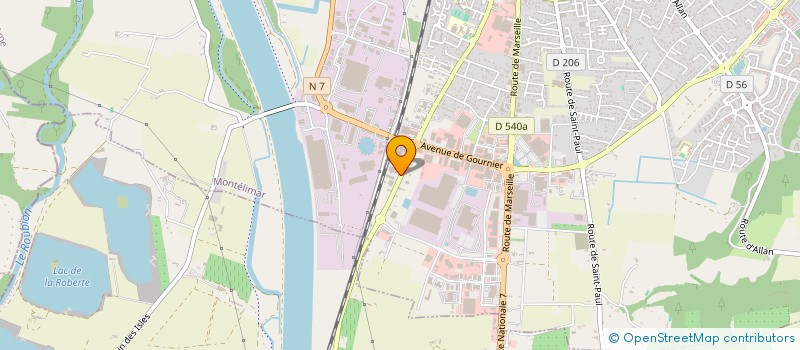 localisation de l'entreprise BDM à MONTELIMAR